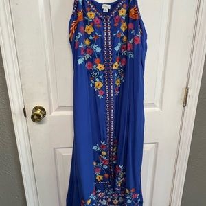 Indigo/Purple Sundance Floral Summer Dress